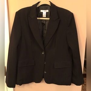 Black ladies blazer by pursuits, LTD. Size 14